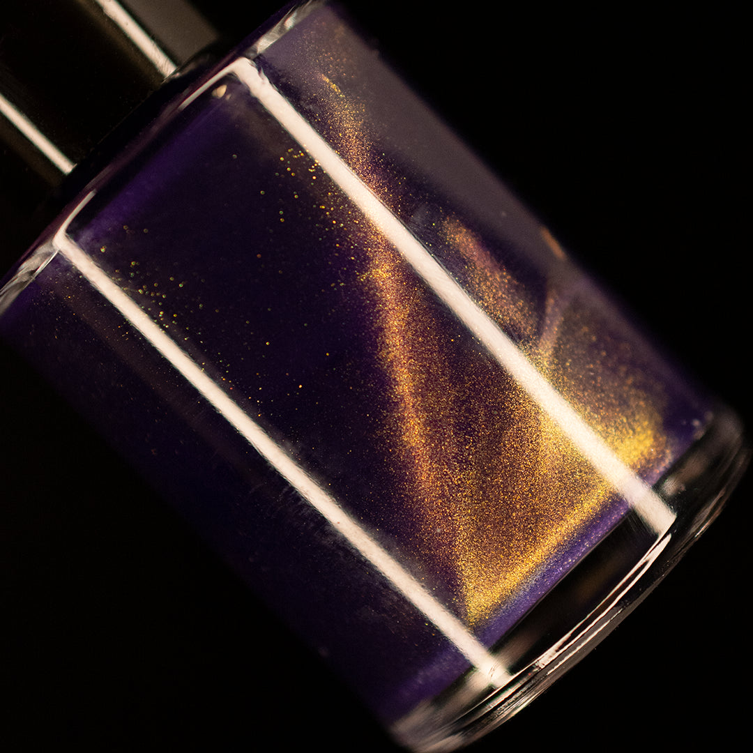 Limerence - Gold and Purple Magnetic Nail Polish – NeVerMind