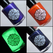 All Hallows Collection - NeVerMind Polish Nail Polish - Holographic Glitter  Crelly  Jelly Gift