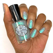 Basilisk's Bite - NeVerMind Polish Nail Polish - Holographic Glitter  Crelly  Jelly Gift