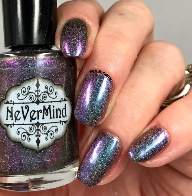 Furfur - NeVerMind Polish Nail Polish - Holographic Glitter  Crelly  Jelly Gift