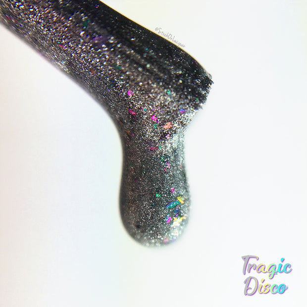 Tragic Disco - NeVerMind Polish Nail Polish - Holographic Glitter  Crelly  Jelly Gift