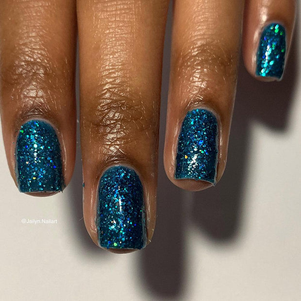 Apatite - NeVerMind Polish Nail Polish - Holographic Glitter  Crelly  Jelly Gift