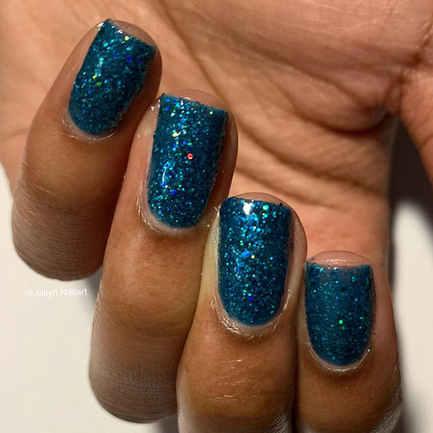 Apatite - NeVerMind Polish Nail Polish - Holographic Glitter  Crelly  Jelly Gift