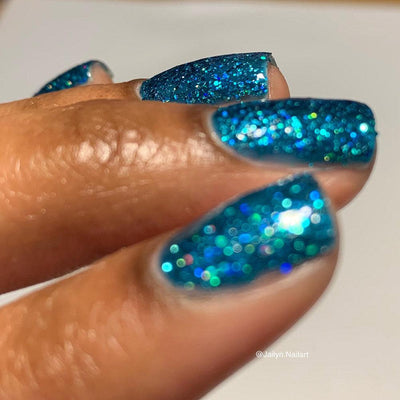 Apatite - NeVerMind Polish Nail Polish - Holographic Glitter  Crelly  Jelly Gift