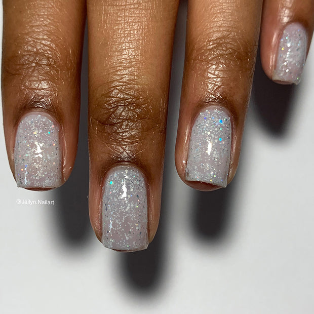 Moonstone - NeVerMind Polish Nail Polish - Holographic Glitter  Crelly  Jelly Gift