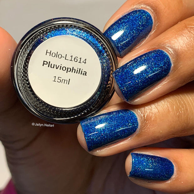 Pluviophilia - NeVerMind Polish Nail Polish - Holographic Glitter  Crelly  Jelly Gift