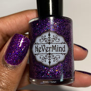 Sugilite - NeVerMind Polish Nail Polish - Holographic Glitter  Crelly  Jelly Gift