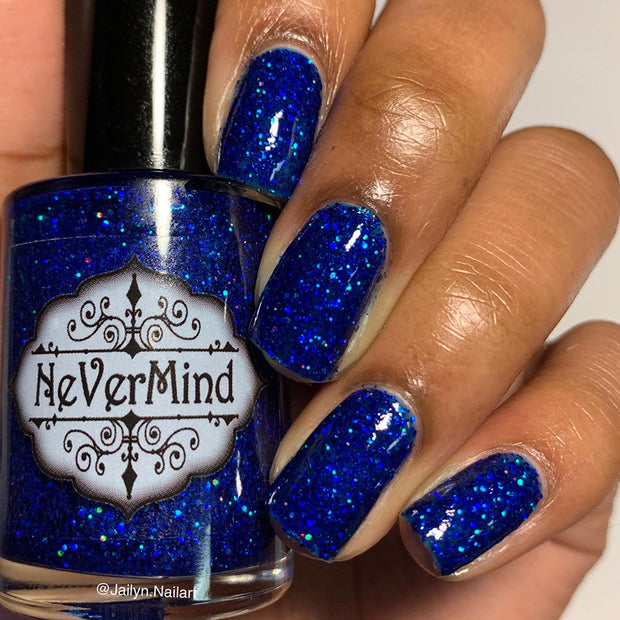 Tanzanite - NeVerMind Polish Nail Polish - Holographic Glitter  Crelly  Jelly Gift