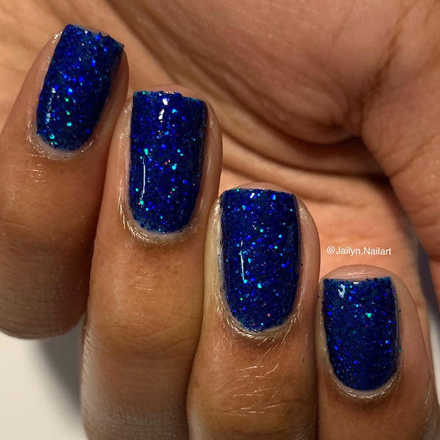 Tanzanite - NeVerMind Polish Nail Polish - Holographic Glitter  Crelly  Jelly Gift