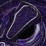 Purple Parade - NeVerMind Polish Nail Polish - Holographic Glitter  Crelly  Jelly Gift