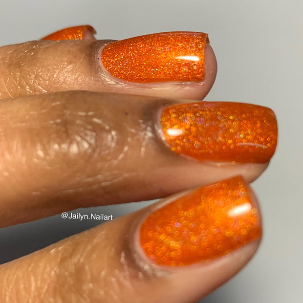 Pyrophilia - NeVerMind Polish Nail Polish - Holographic Glitter  Crelly  Jelly Gift