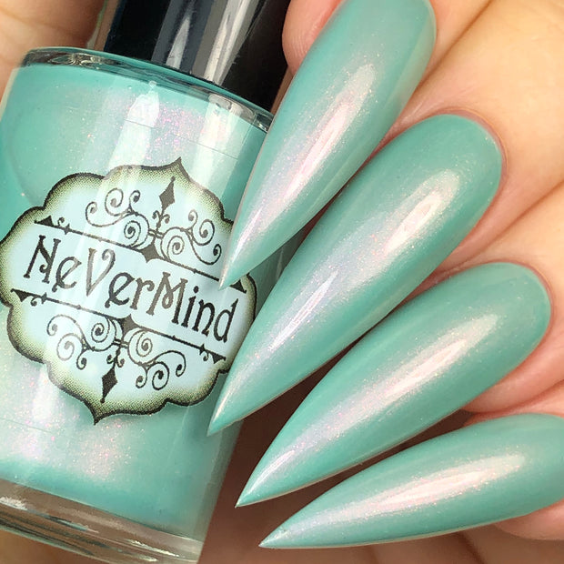 River Kelpie - NeVerMind Polish Nail Polish - Holographic Glitter  Crelly  Jelly Gift