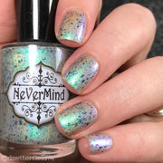 Basilisk's Bite - NeVerMind Polish Nail Polish - Holographic Glitter  Crelly  Jelly Gift