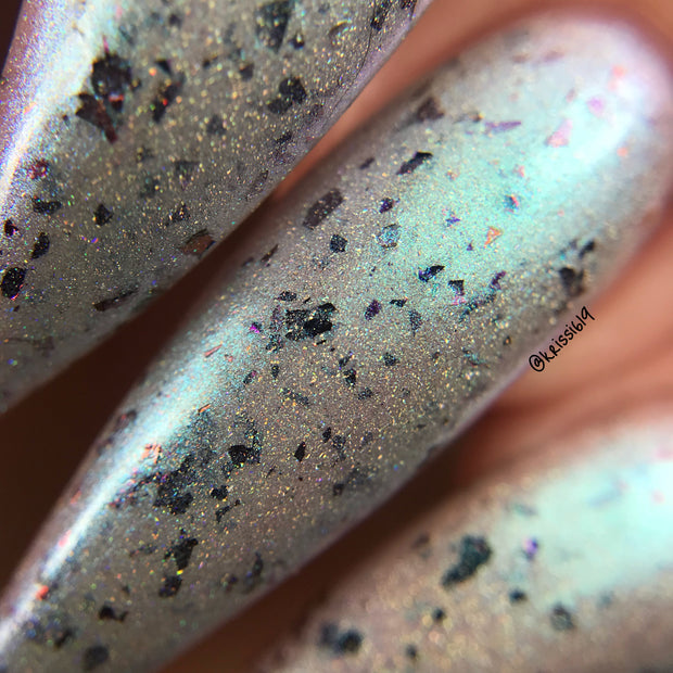 Siren Song - NeVerMind Polish Nail Polish - Holographic Glitter  Crelly  Jelly Gift