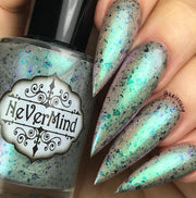 Basilisk's Bite - NeVerMind Polish Nail Polish - Holographic Glitter  Crelly  Jelly Gift