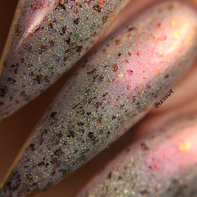 Phoenix Fire - NeVerMind Polish Nail Polish - Holographic Glitter  Crelly  Jelly Gift