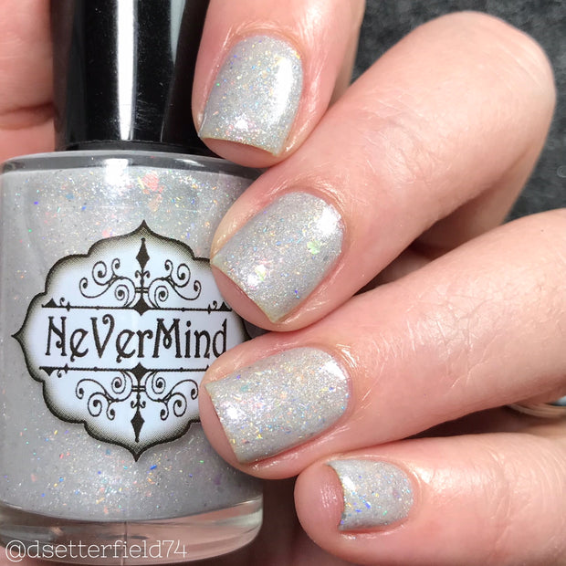 Seraphim Sword - NeVerMind Polish Nail Polish - Holographic Glitter  Crelly  Jelly Gift