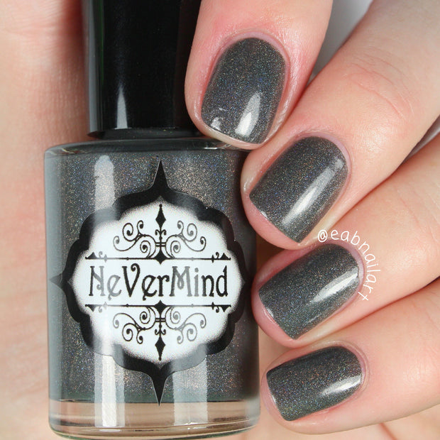City Snow - NeVerMind Polish Nail Polish - Holographic Glitter  Crelly  Jelly Gift