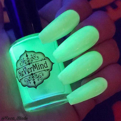 Ectoplasm - NeVerMind Polish Nail Polish - Holographic Glitter  Crelly  Jelly Gift