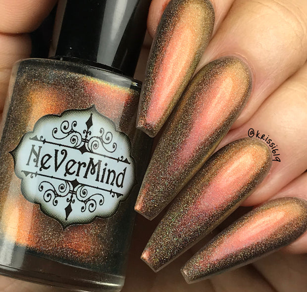 Marchosias - NeVerMind Polish Nail Polish - Holographic Glitter  Crelly  Jelly Gift