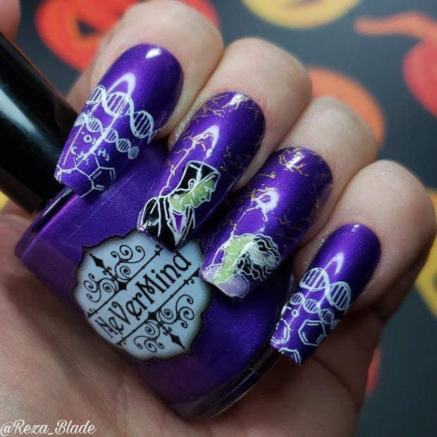 Something Wicked - NeVerMind Polish Nail Polish - Holographic Glitter  Crelly  Jelly Gift