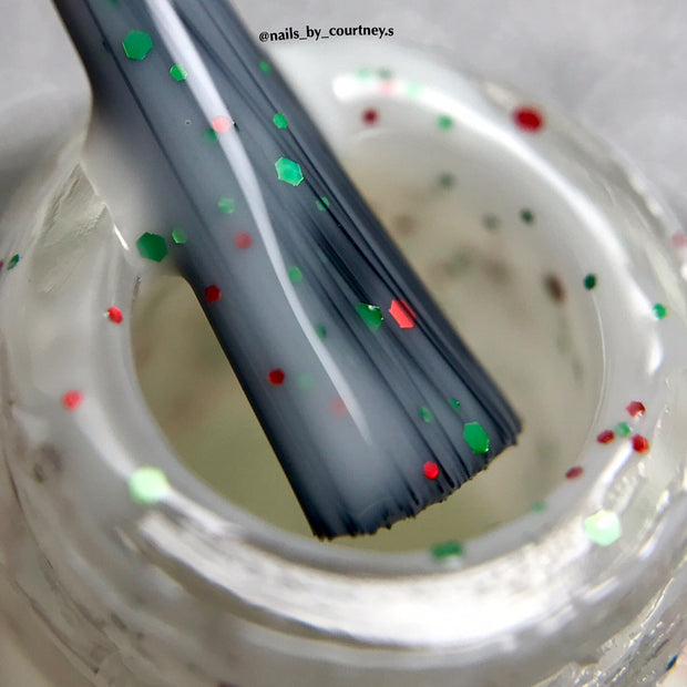 Christmas Cookies - NeVerMind Polish Nail Polish - Holographic Glitter  Crelly  Jelly Gift