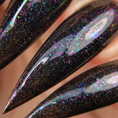 Gutter Glitter - NeVerMind Polish Nail Polish - Holographic Glitter  Crelly  Jelly Gift