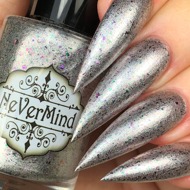 Tragic Disco - NeVerMind Polish Nail Polish - Holographic Glitter  Crelly  Jelly Gift