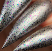 Tragic Disco - NeVerMind Polish Nail Polish - Holographic Glitter  Crelly  Jelly Gift