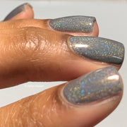 City Snow - NeVerMind Polish Nail Polish - Holographic Glitter  Crelly  Jelly Gift