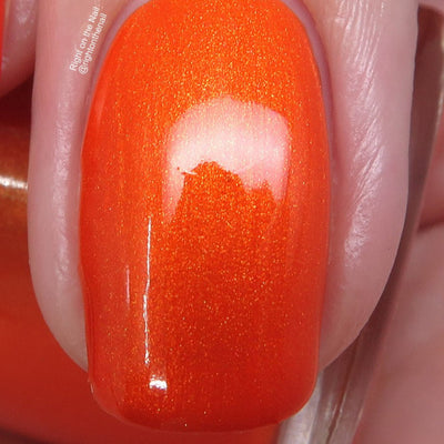 Electric Pumpkins - NeVerMind Polish Nail Polish - Holographic Glitter  Crelly  Jelly Gift