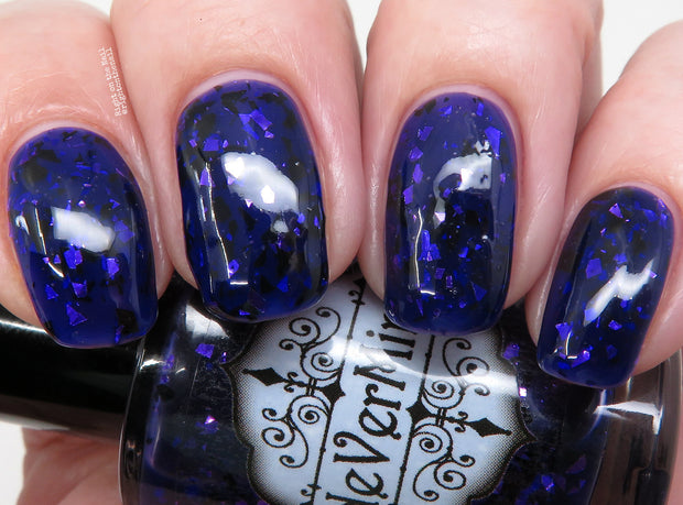 Murder of Crows - NeVerMind Polish Nail Polish - Holographic Glitter  Crelly  Jelly Gift