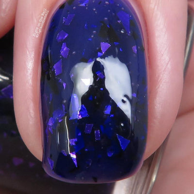 Murder of Crows - NeVerMind Polish Nail Polish - Holographic Glitter  Crelly  Jelly Gift