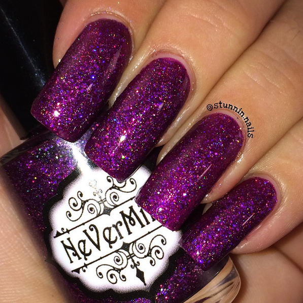 My Garden of Magic - NeVerMind Polish Nail Polish - Holographic Glitter  Crelly  Jelly Gift