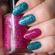 Apatite - NeVerMind Polish Nail Polish - Holographic Glitter  Crelly  Jelly Gift