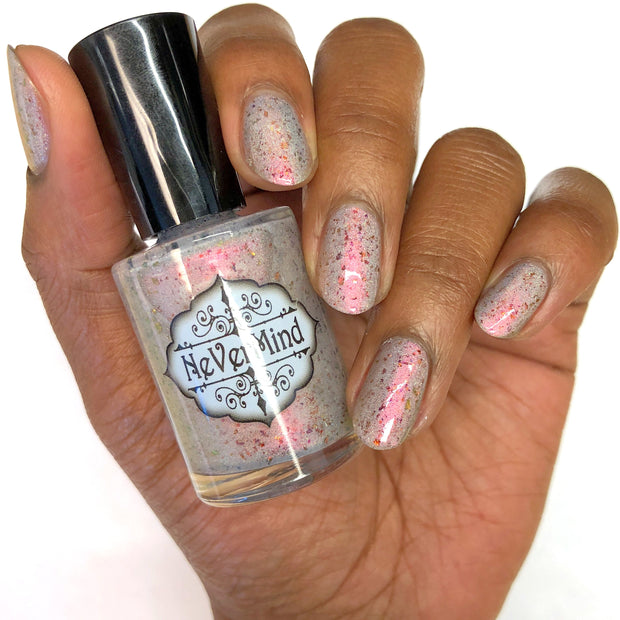 Phoenix Fire - NeVerMind Polish Nail Polish - Holographic Glitter  Crelly  Jelly Gift