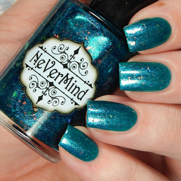 Undine Spirit - NeVerMind Polish Nail Polish - Holographic Glitter  Crelly  Jelly Gift