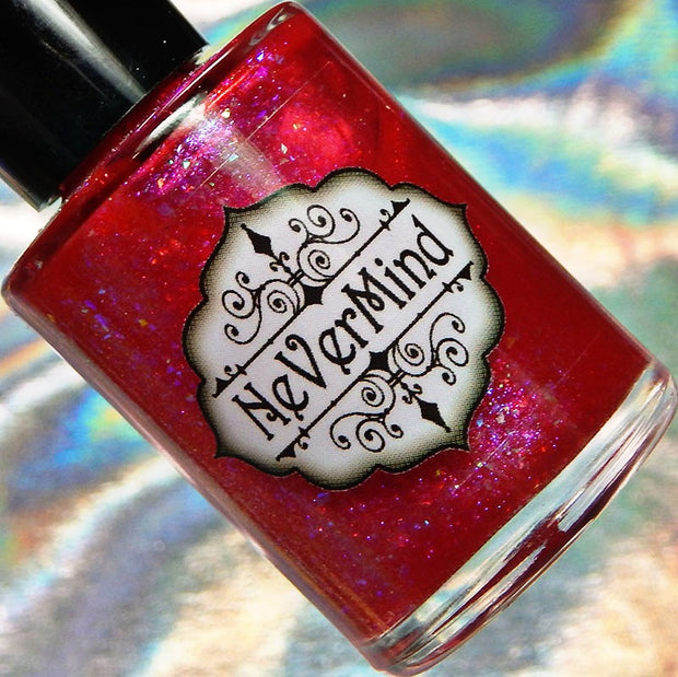 Water Nymph - NeVerMind Polish Nail Polish - Holographic Glitter  Crelly  Jelly Gift