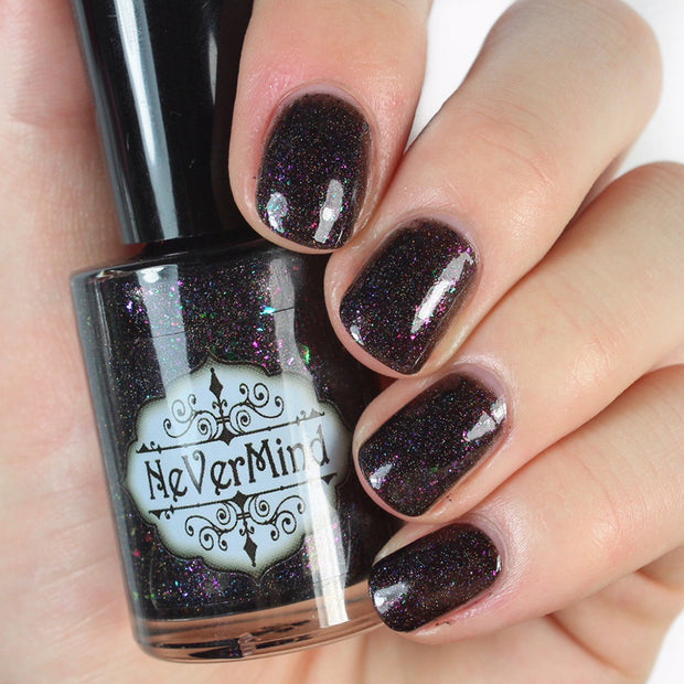 Gutter Glitter - NeVerMind Polish Nail Polish - Holographic Glitter  Crelly  Jelly Gift