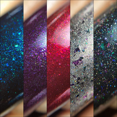 Enchanting Calamity Collection - NeVerMind Polish Nail Polish - Holographic Glitter  Crelly  Jelly Gift