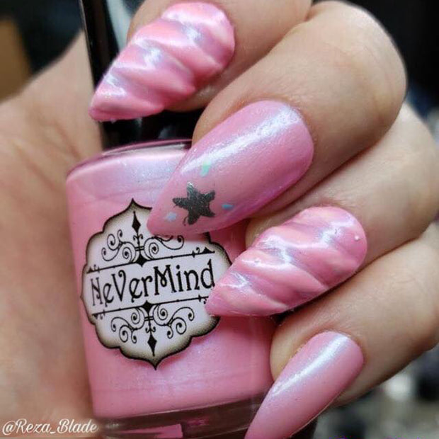 Princess Jellyfish - NeVerMind Polish Nail Polish - Holographic Glitter  Crelly  Jelly Gift
