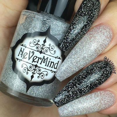 Snow Daze - NeVerMind Polish Nail Polish - Holographic Glitter  Crelly  Jelly Gift