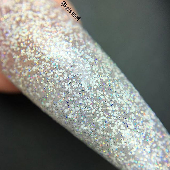 Snow Daze - NeVerMind Polish Nail Polish - Holographic Glitter  Crelly  Jelly Gift